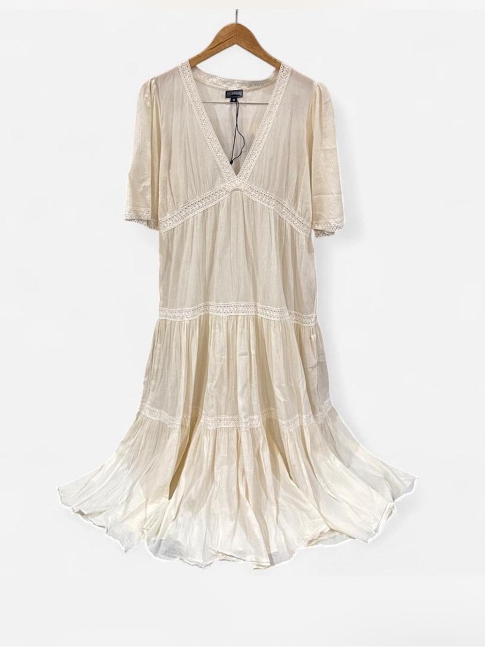 Vilebrequin Saint Tropez Boho chic dress bridal resort wear coastal luxe size M